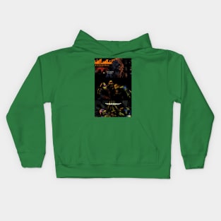 TMNT "Cowabunga" illustration (digital) Kids Hoodie